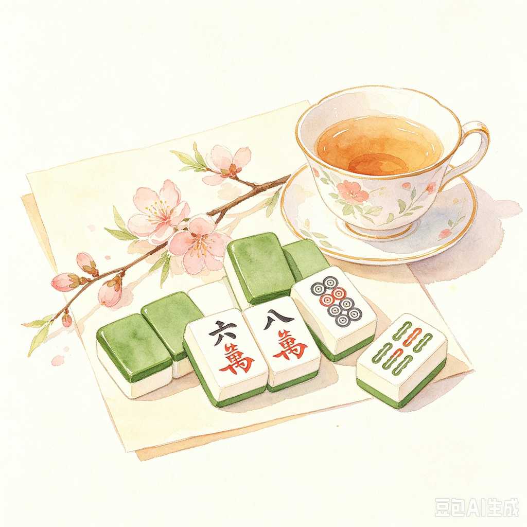 scratch resistant print mahjong set