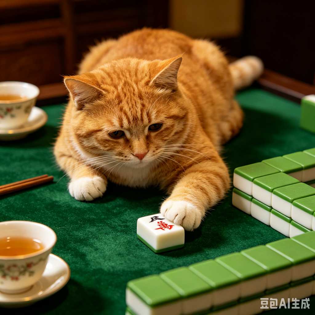 traditional oriental mahjong tiles